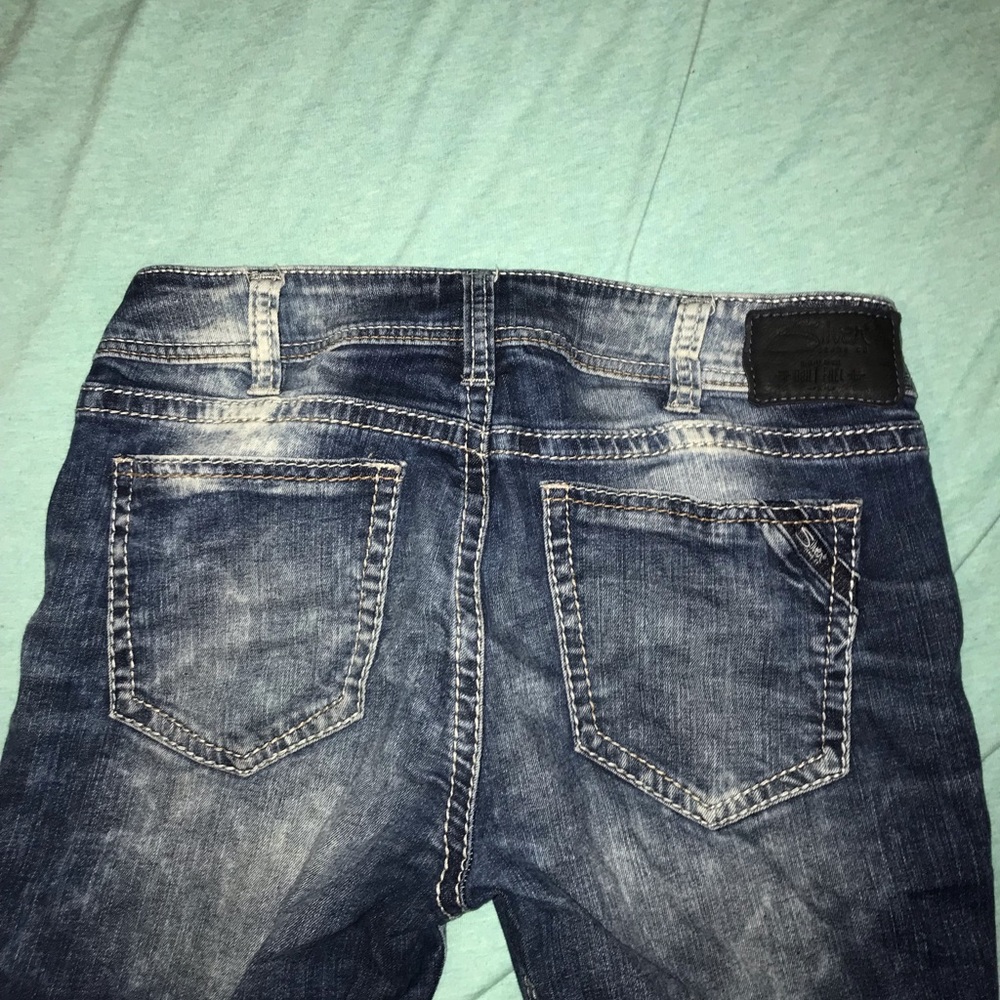 Silver jeans